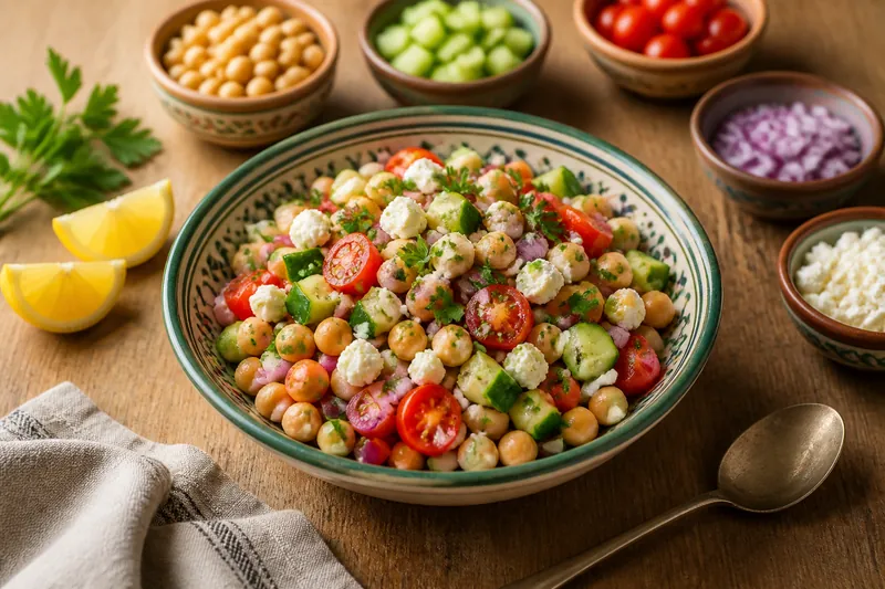 Mediterranean Chickpea Salad — Vegetarian — ChefSnap