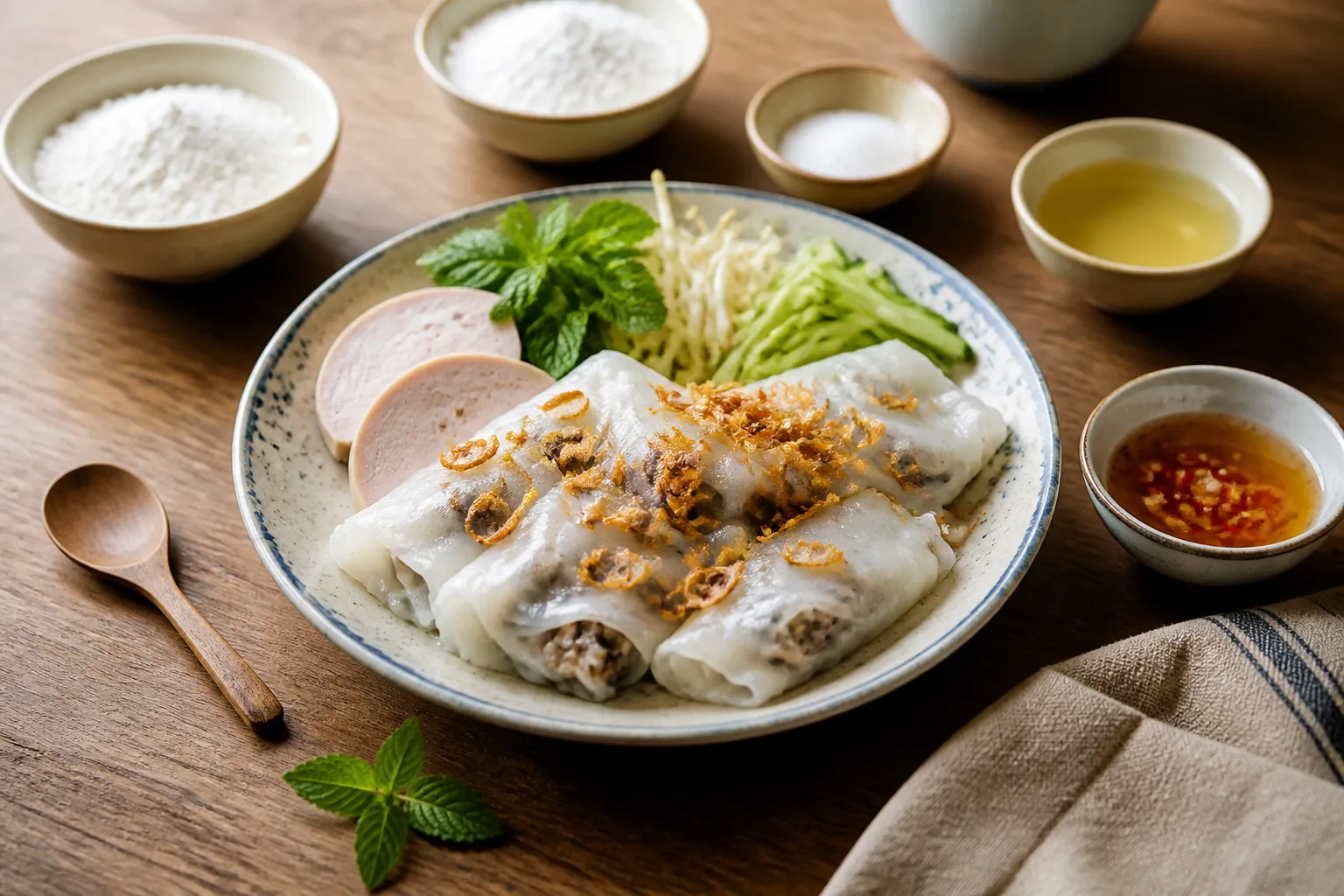 Bánh cuốn — vietnamita — ChefSnap