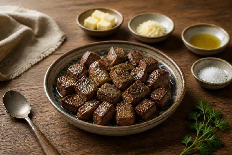 Garlic Butter Steak Bites — Keto — ChefSnap