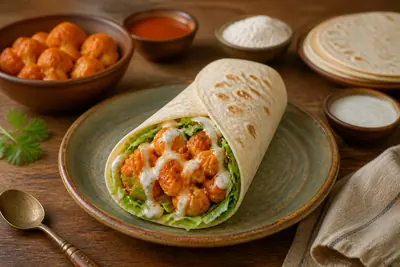 Buffalo-Blumenkohl-Wrap — Wraps — ChefSnap
