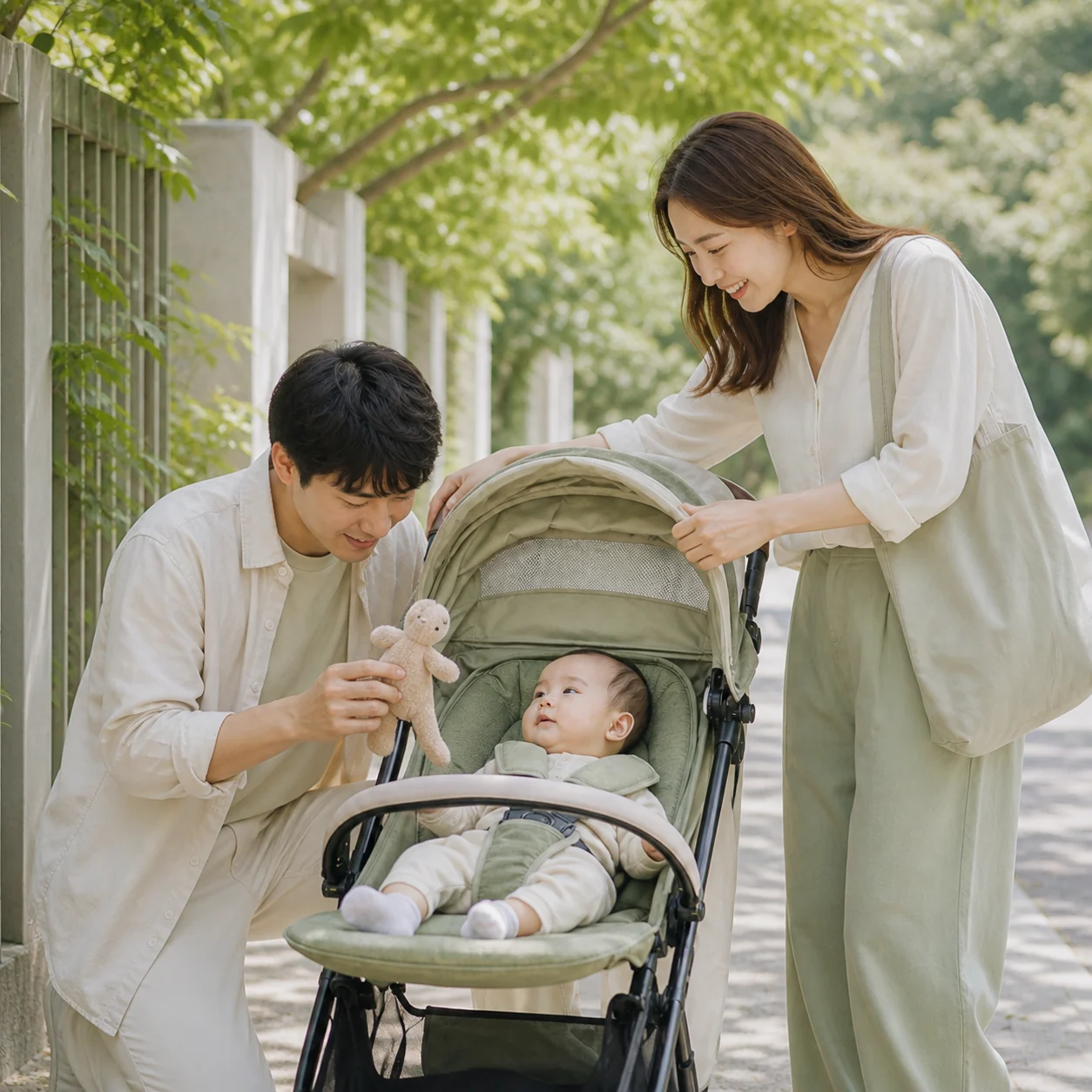 樹蔭下安心探索情境