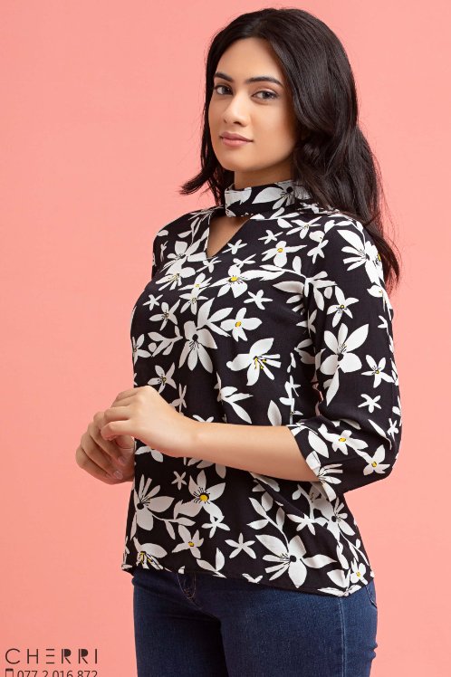 INWEAR SHIRT SOFT DENIM LOOK PLEATED BACK BUTTON CUFF 30112202 CHERRIE