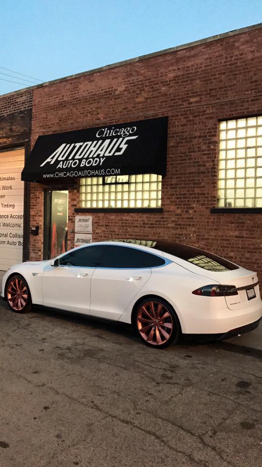 Tesla Auto body shop