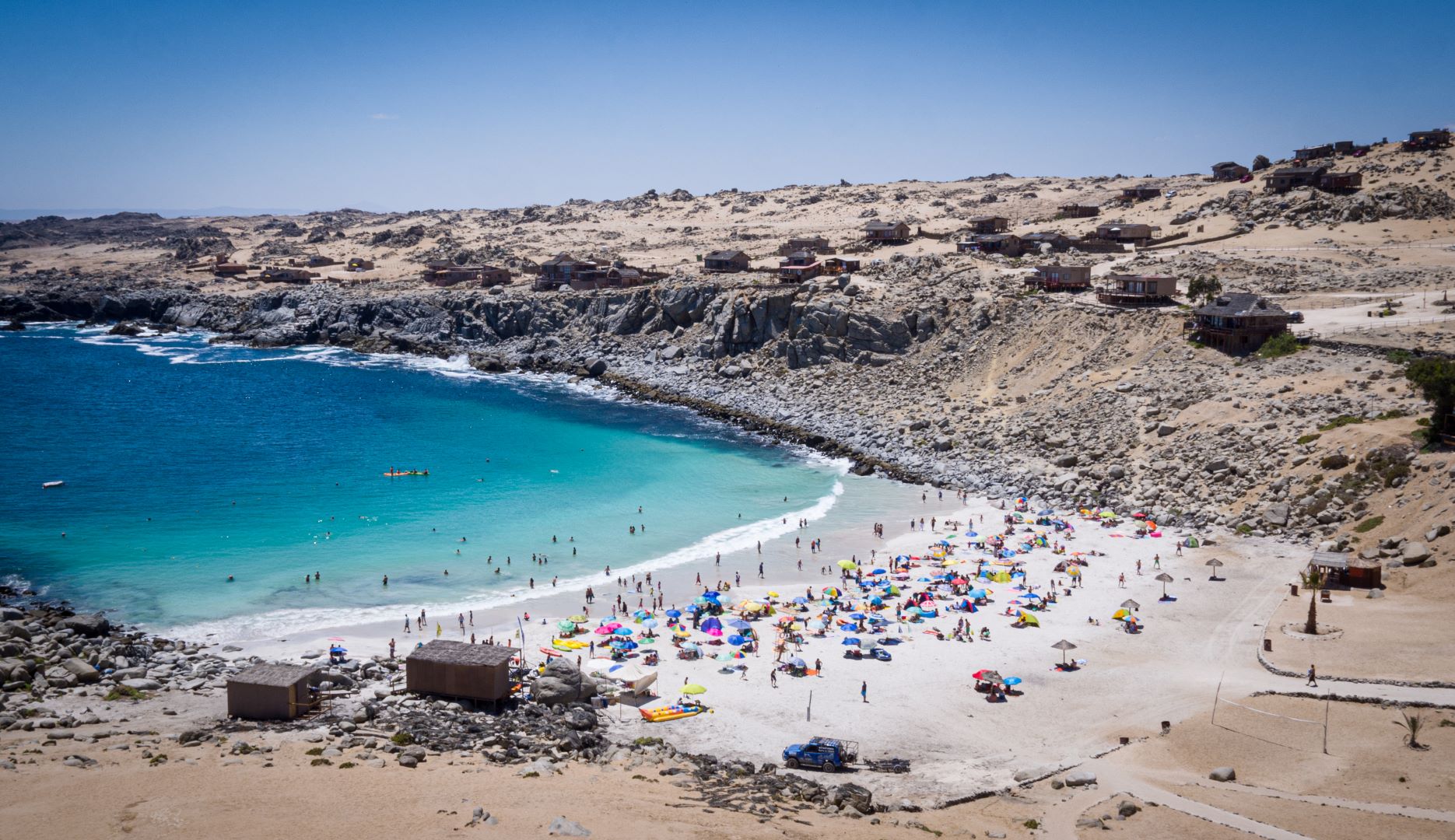 Vista aérea Playa La Virgen