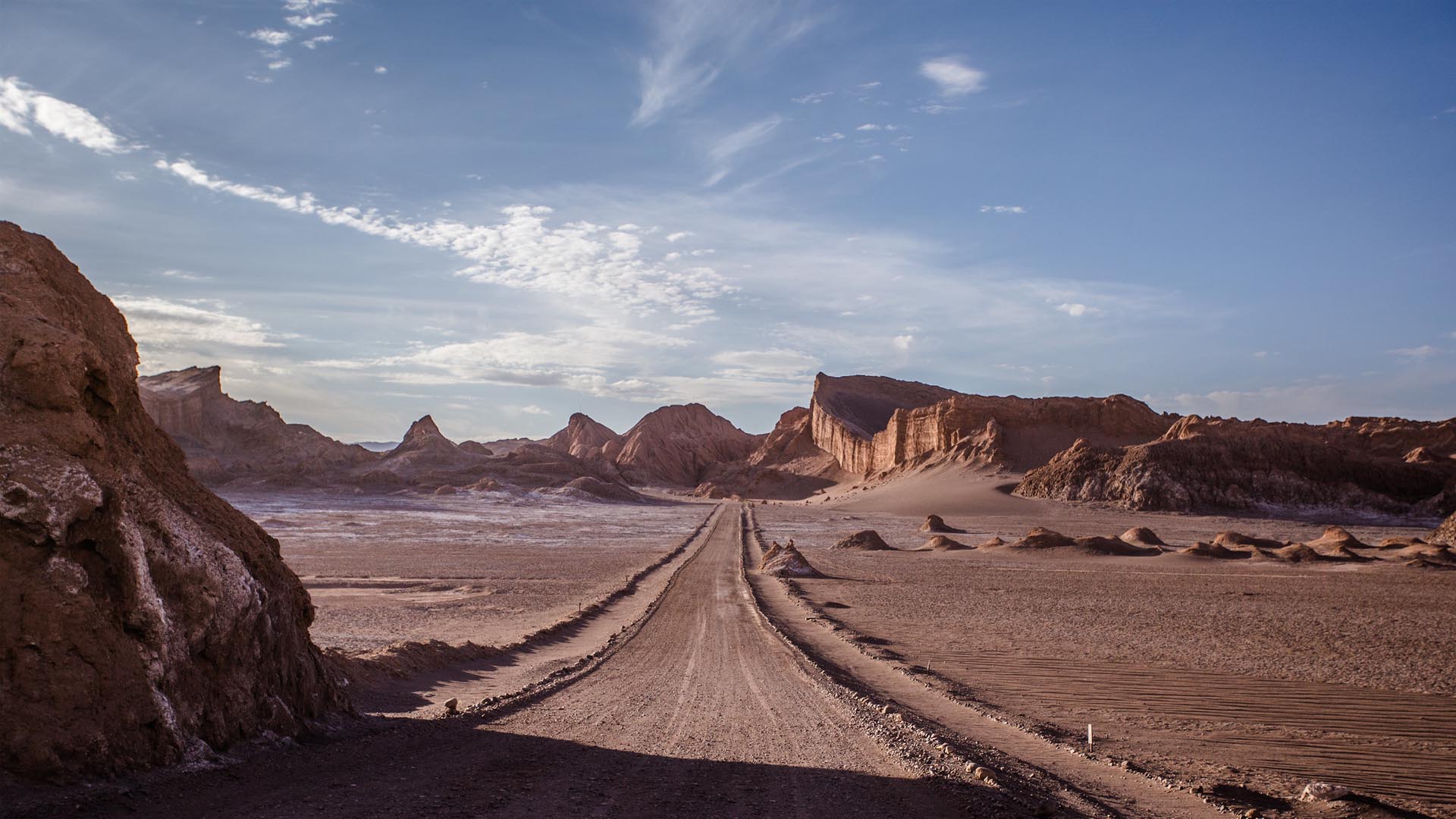 The Valley of the Moon in the Atacama Desert Known for its