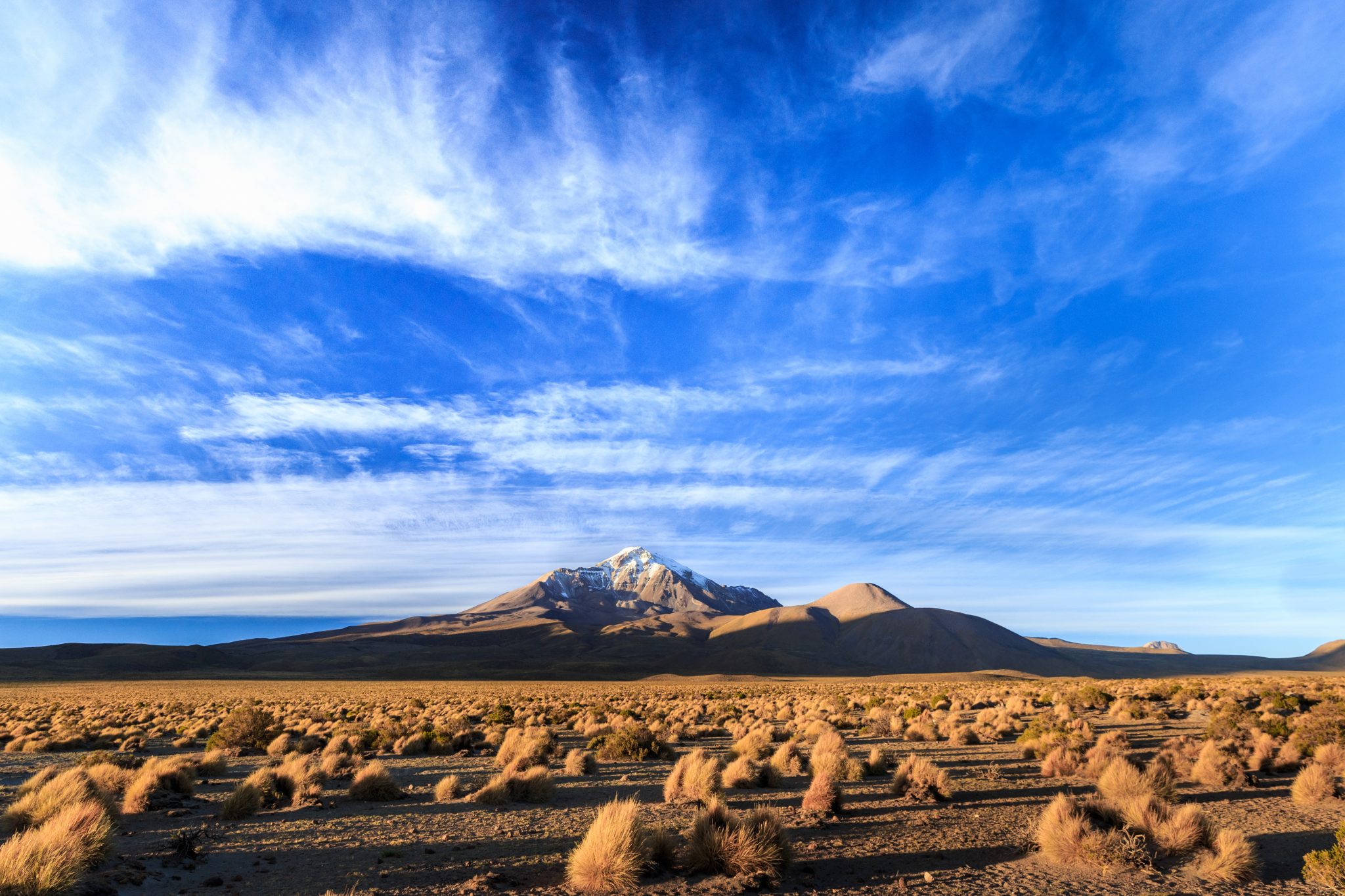 Overland Chilean altiplano