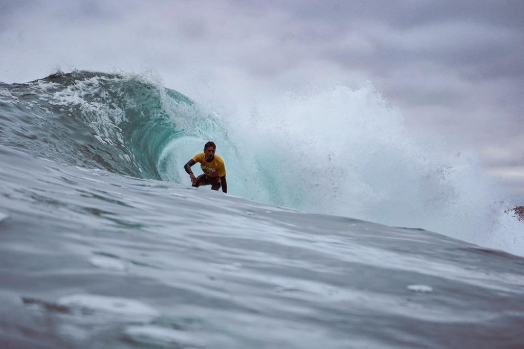 surfing in Chile