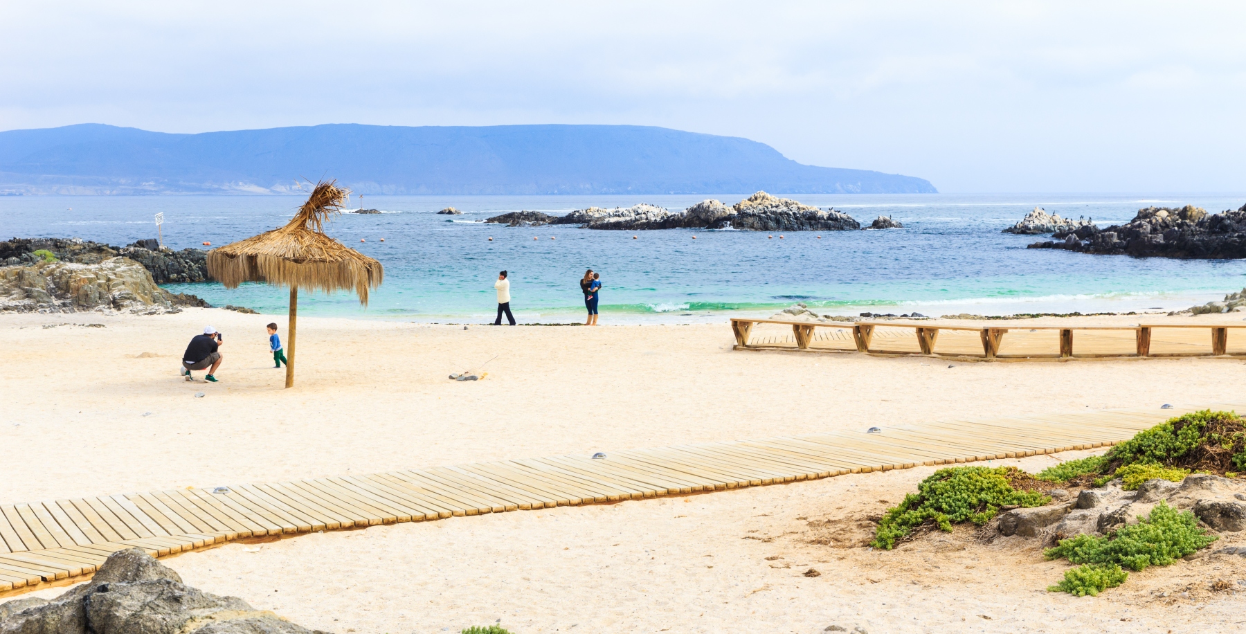 Imagen de la playa de Bahía Inglesa