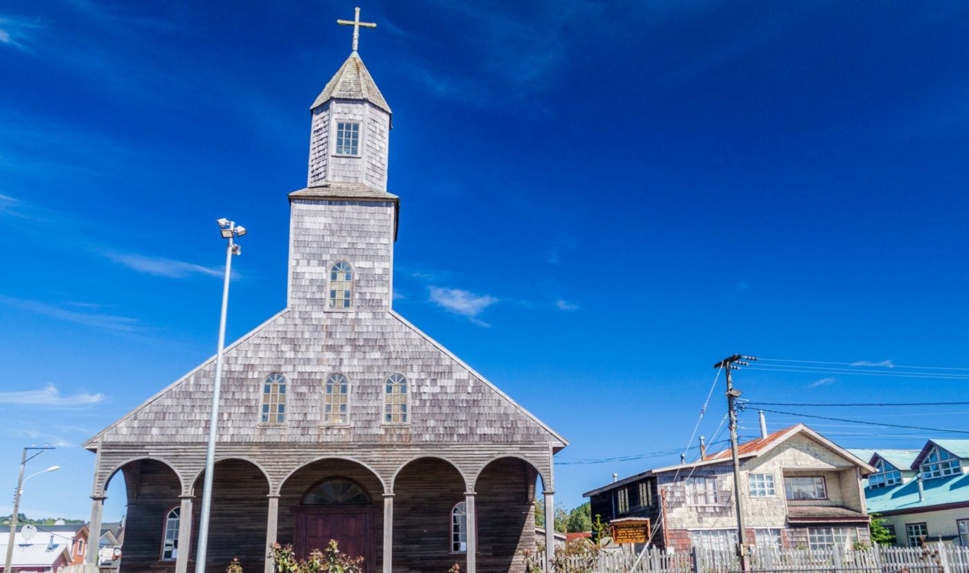 Imagen de la iglesia de Achao