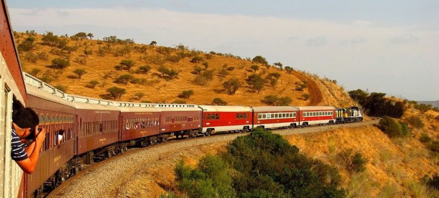 Imagen de un tren rumbo al sur de Chile