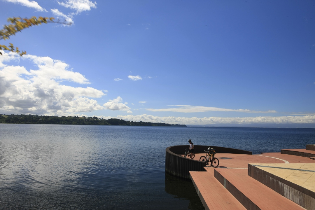 El Llanquihue bike path, Frutillar, Chile