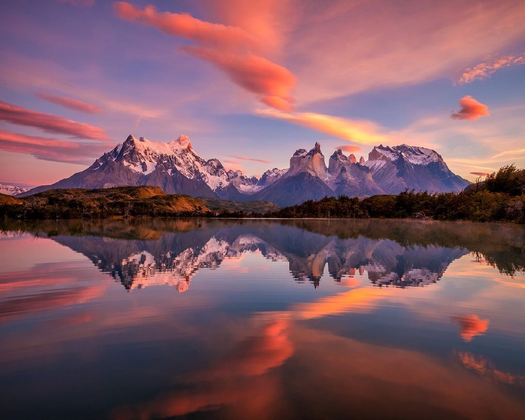 Sunset in Torres del Paine