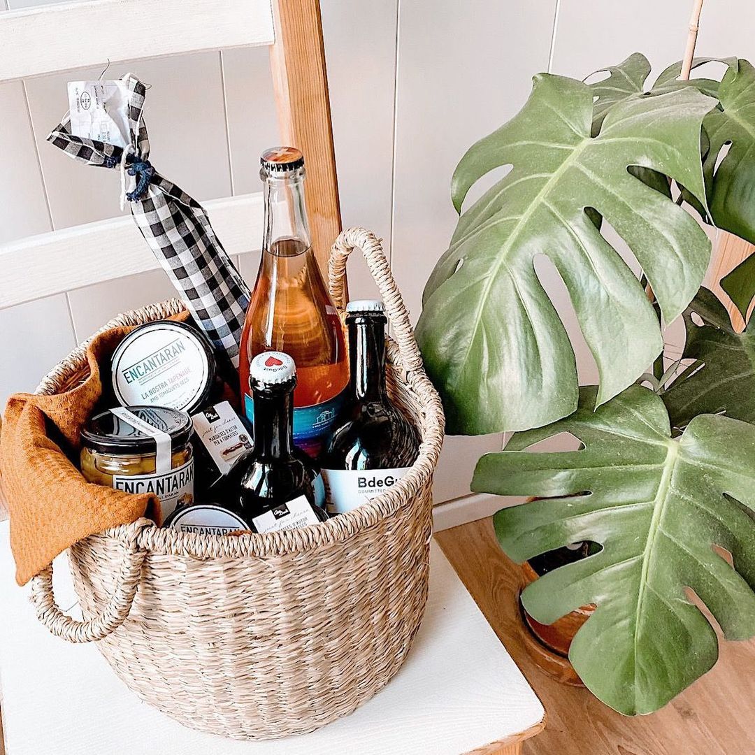 Basket with fair trade products