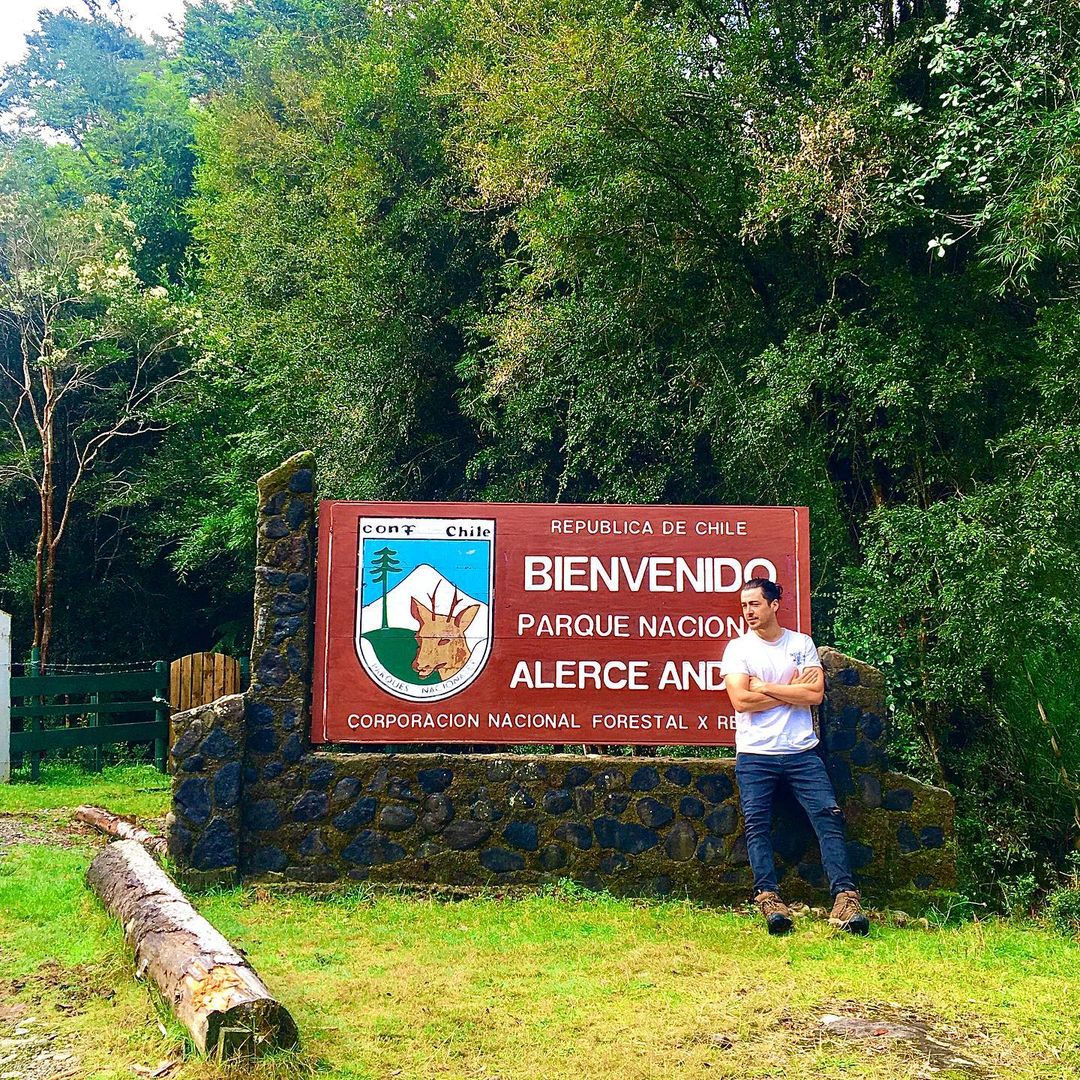 Entrada do Parque Nacional Alerce Andino, acesso Chaicas