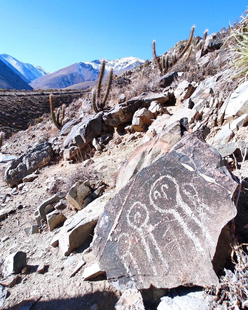 Salamanca-Petroglyphen, Illapel-Tal, Norden Chiles