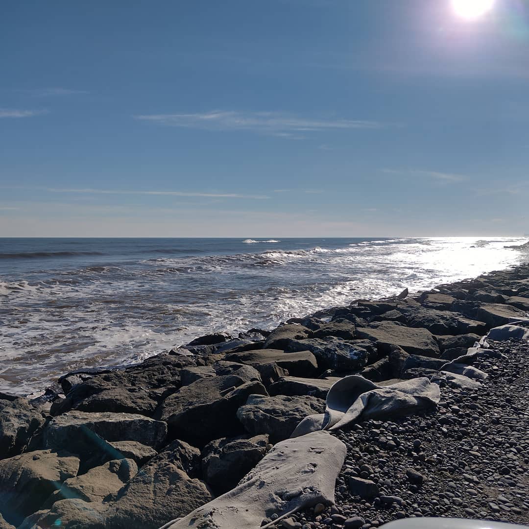 Maule Beach in Puerto Saavedra, Araucania, Chile