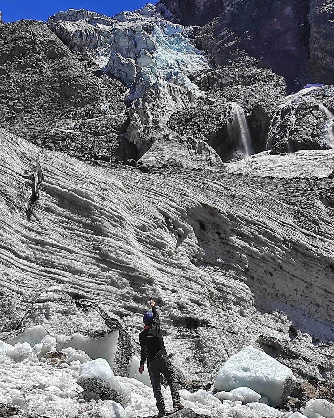 Colgante El Morado Glacier, Las Arenas Valley, Cajón del Maipo