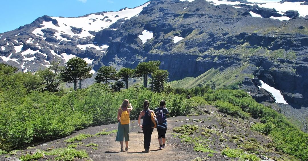 Ruta Sierra Nevada, Parque Nacional Conguillío, sur de Chile