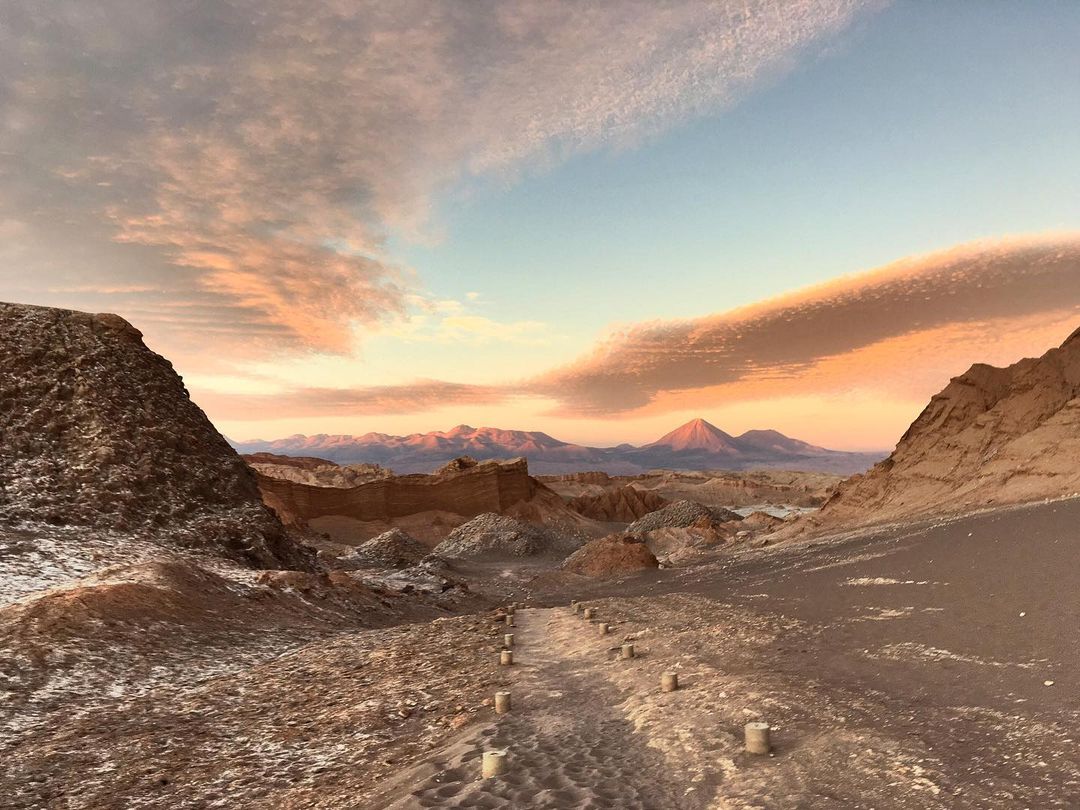 Valle de la Luna, desierto de Atacama, norte de Chile