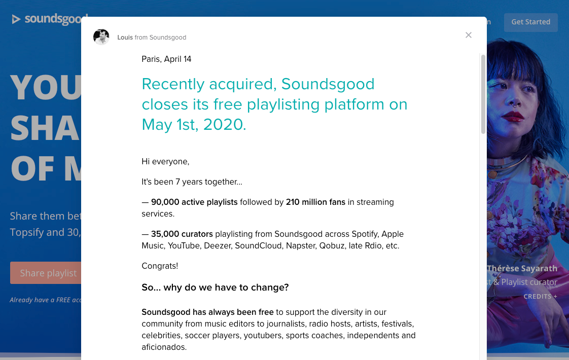 image for Making the Transition to Soundiiz from Soundsgood. - The Good, the Bad, the Automatic