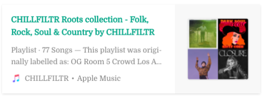 CHILLFILTR Roots Collection