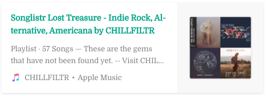 Indie Rock and Americana