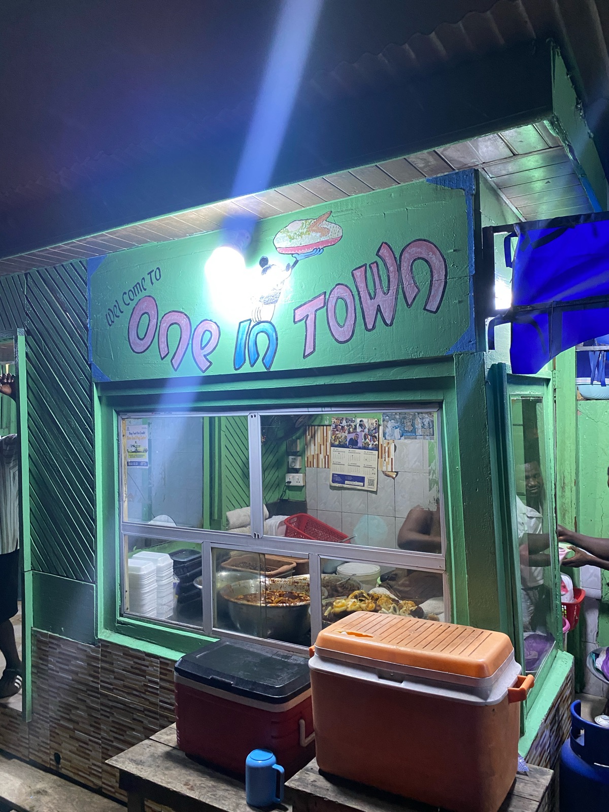 One in Town food in Accra