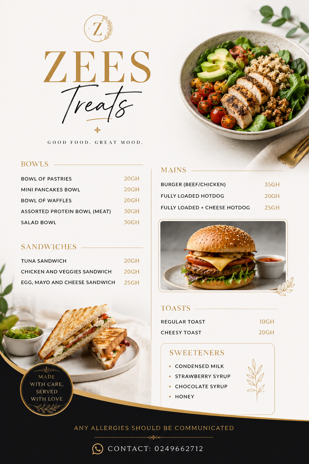 ZEES food in Accra