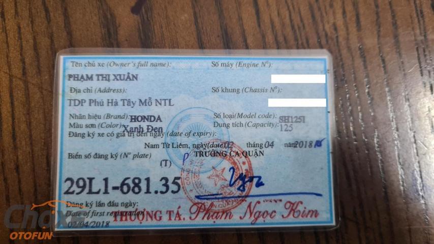 Hà Nội bán xe HONDA SH 2018
