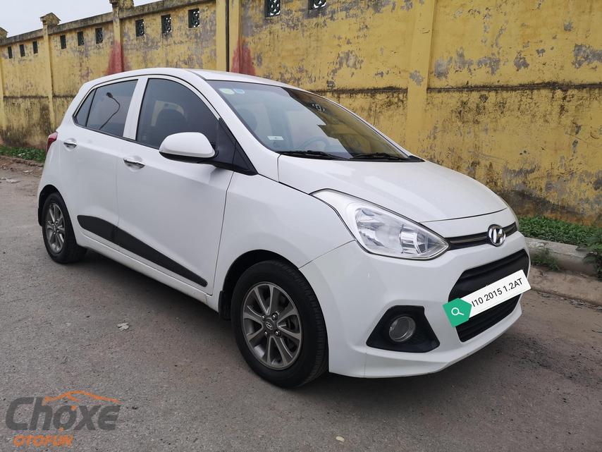 Sàn oto Long Biên bán xe Hatchback HYUNDAI i10 2015 màu Trắng giá 328 ...