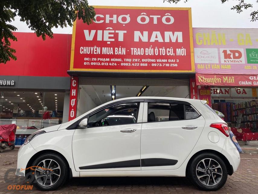 Huetayden oto bán xe HYUNDAI i10 2018 màu Trắng giá 395 triệu ở Hà Nội