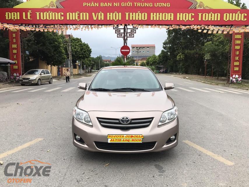 Bán Toyota Corolla altis 18G AT 2009 màu đen số tự động