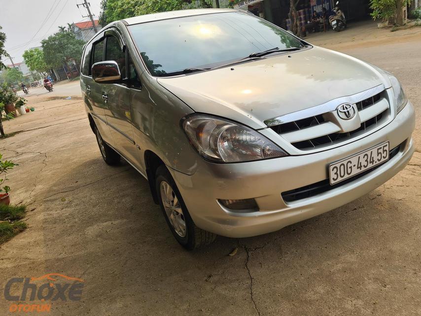 Chợ ôtô Thiện Hiền bán xe SUV TOYOTA Innova 2008 màu Bạc giá 285 triệu ...