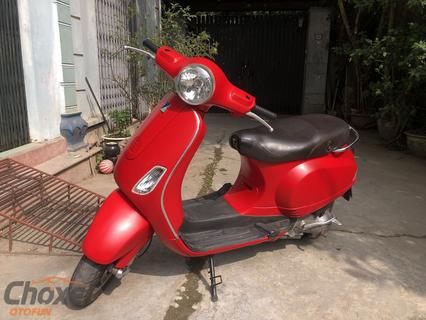 Sơn xe Vespa GTS màu trắng zin cực đẹp