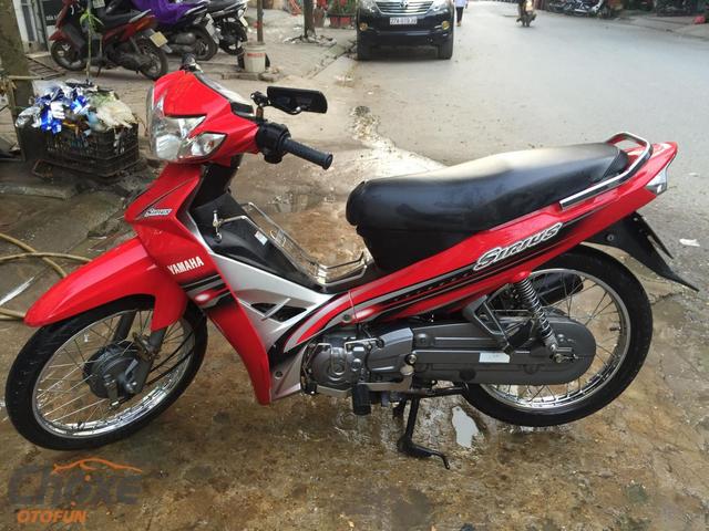 Yamaha sirius 2011 đỏ đen bánh mâm  5giay