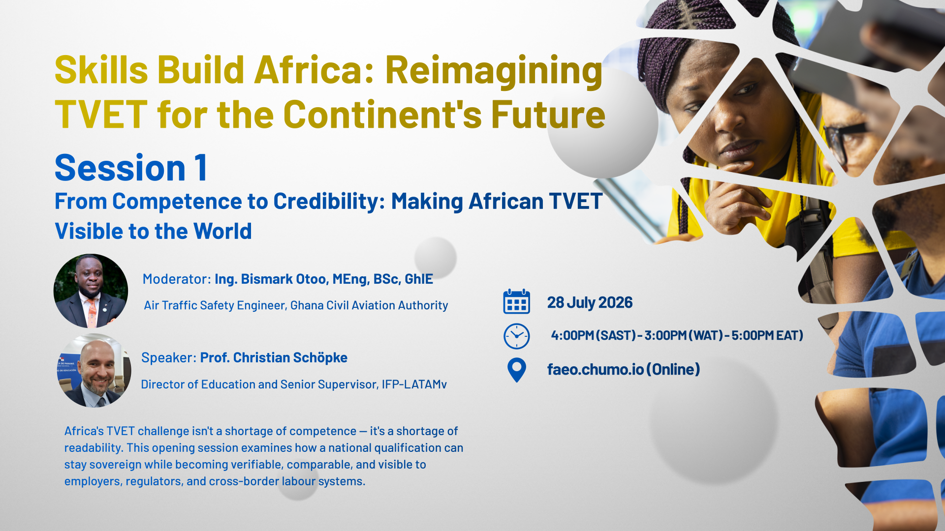 Skills Build Africa: Reimagining TVET for the Continent's Future — Session 1 From Competence to Credibility: Making African TVET Visible to the World