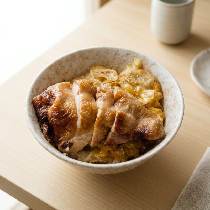 炙燒雞腿滑蛋丼飯 — 宅食光