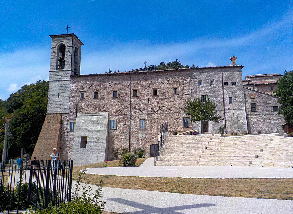 The Basilica of St. Ubaldo and the history of Gubbio's candles cover