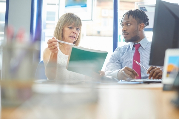 People in a meeting