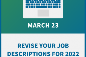 Revise Your Job Descriptions for 2022: A Workshop for HR and Managers