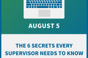 The 6 Secrets Every Supervisor Needs to Know