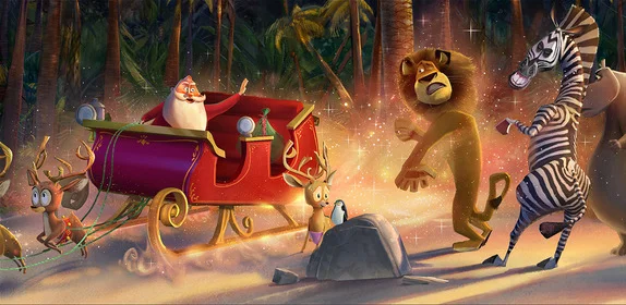 Фото з фільму&nbsp;Мадагаскар: Святкове Різдво 2009