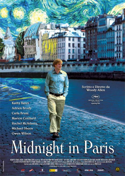 Midnight in Paris.