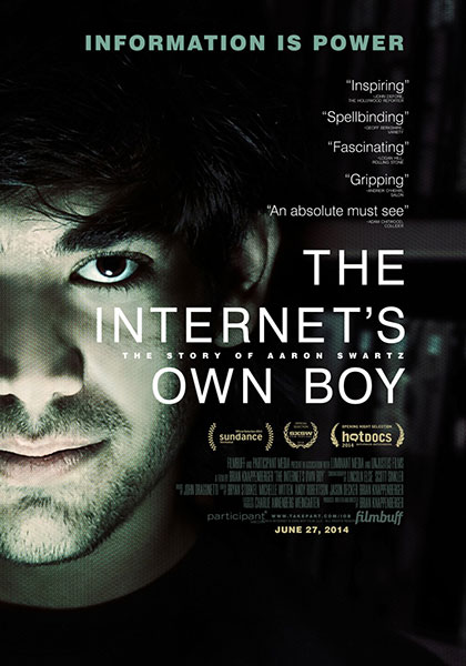 The Internet’s Own Boy: The Story of Aaron Swartz.