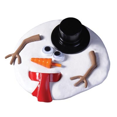 Melting snowman putty