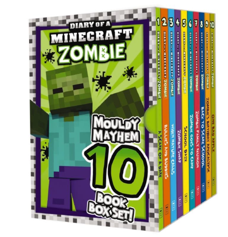 Mouldy　a　Set　Minecraft　Mayhem　Box　of　(#1-10　Diary　Zombie)