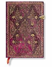 Amaranth - Mini Unlined Journal by Paperblanks, Hardcover - Clasp - 85 GSM  - 208 Pages, 9781439744109