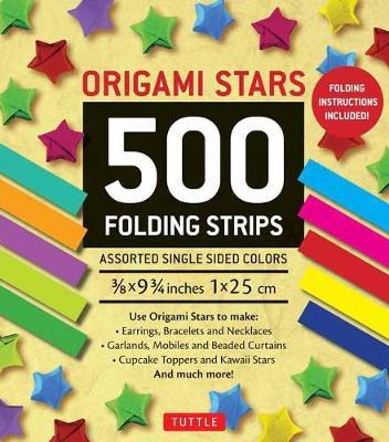  Origami Stars Papers 500 Paper Strips in Assorted Colors: 10  Colors - 500 Sheets - Easy Instructions for Origami Lucky Star:  9780804849517: Tuttle Publishing: Arts, Crafts & Sewing