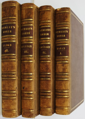 The Iliad and Odyssey of Homer Translated by William Sotheby illustrated by the designs of Flaxman