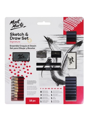 Sketching Art Set - 18 Piece Set